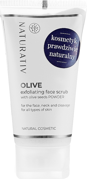 Gesichtspeeling mit Olivensamen - Naturativ Olive Exfolianting Face Scrub — Bild N1