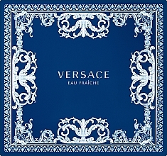 Versace Man Eau Fraiche - Duftset (Eau de Toilette 100ml + Duschgel 150ml + Eau de Toilette 10ml)  — Bild N1