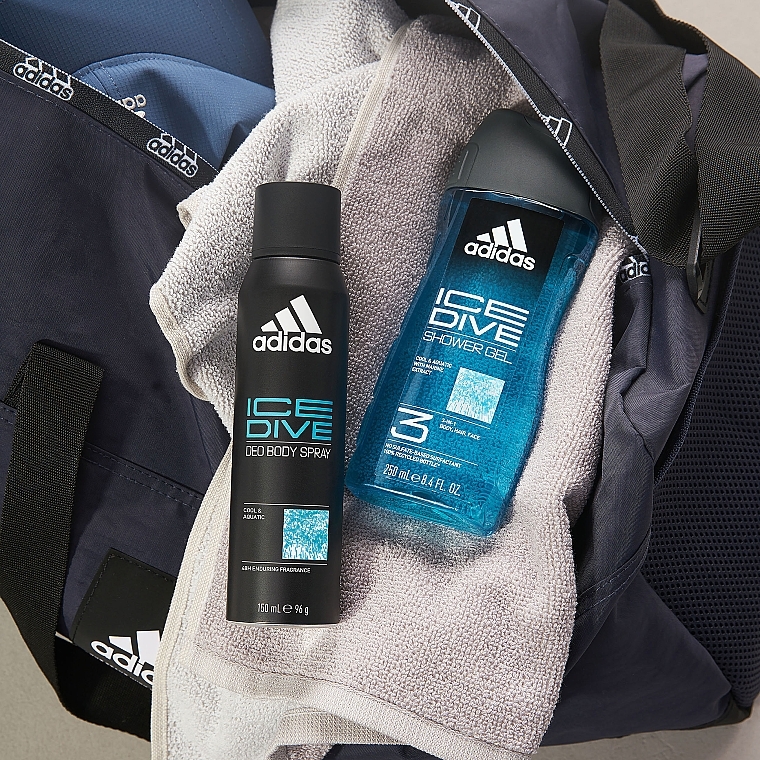 Adidas Ice Dive Cool & Aquatic Deo Body Spray - Parfümiertes Körperspray — Bild N3