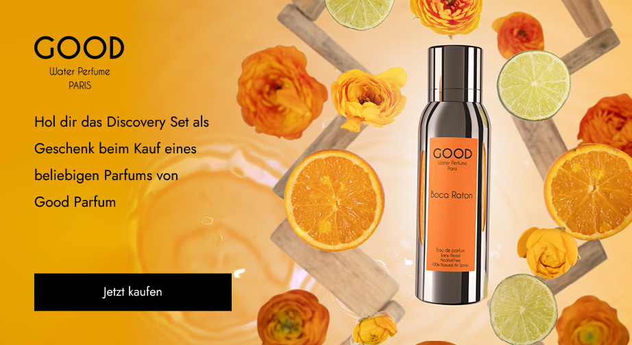 Beim Kauf eines beliebigen Parfums von Good Parfum erhältst du das Discovery Set geschenkt