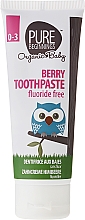 Fluoridfreie Kinderzahnpasta 0-3 Jahre mit Himbeergeschmack - Pure Beginnings Baby Berry Toothpaste — Foto N2