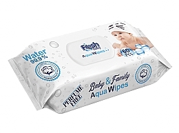 Feuchttücher 60 St. - Fresh Baby Aqua Wipes — Bild N2