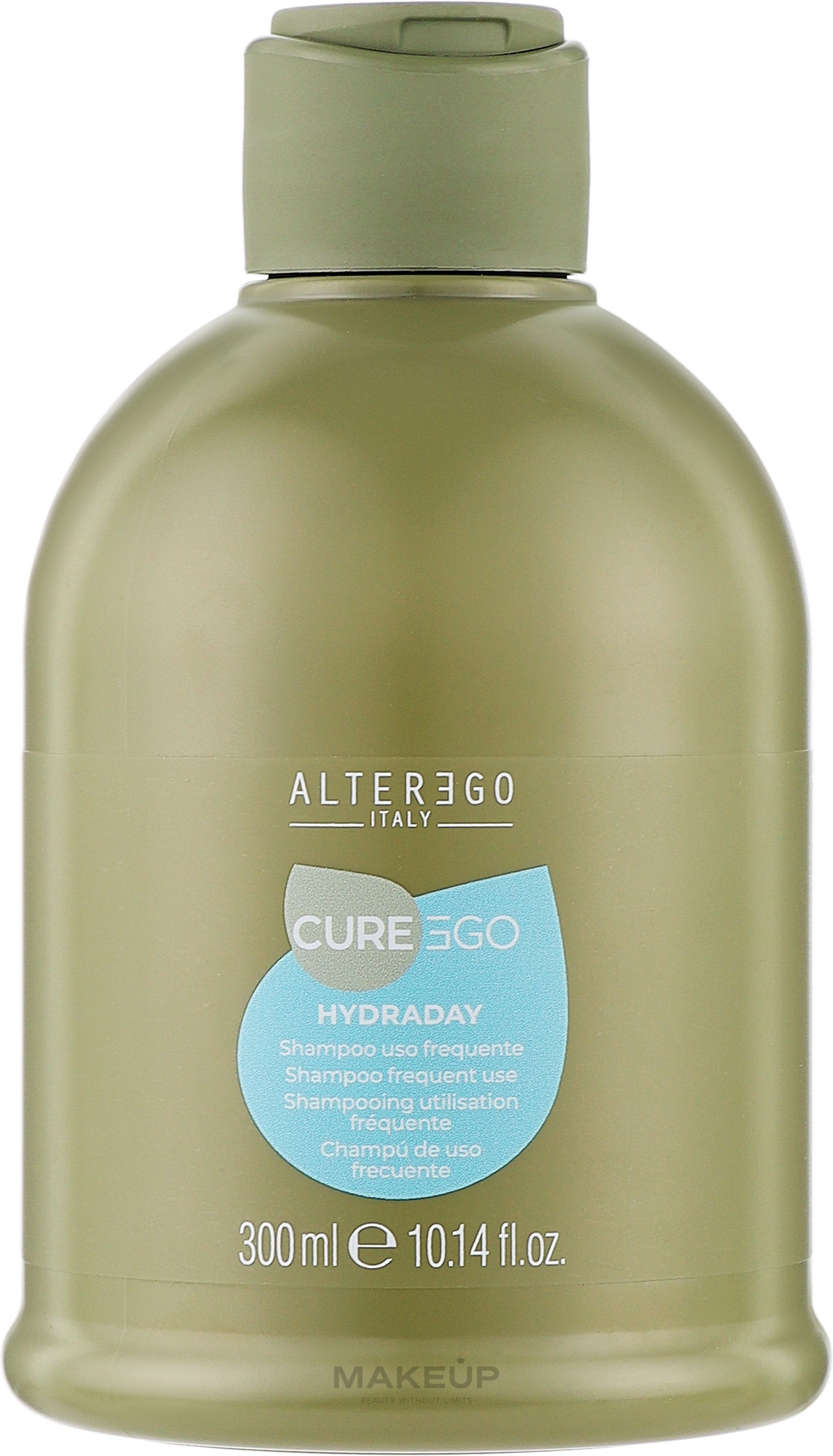 Feuchtigkeitsspendendes Shampoo für den häufigen Gebrauch - Alter Ego CureEgo Hydraday Frequent Use Shampoo — Bild 300 ml