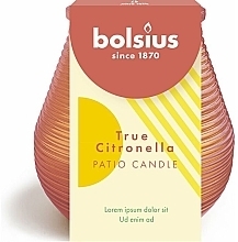 Duftkerze in Tasse, 40H, koralle - Bolsius True Citronella — Bild N1