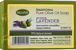 Düfte, Parfümerie und Kosmetik Traditionelle Olivenöl-Seife mit Lavendelduft - Kalliston Traditional Olive Oil Soap