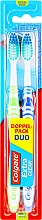 Düfte, Parfümerie und Kosmetik Zahnbürste mittel Extra Clean grün, blau 2 St. - Colgate Expert Cleaning Medium Toothbrush