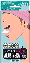 Düfte, Parfümerie und Kosmetik Reinigungsstreifen für die Nase mit Aloe Vera - Look At Me Nose Pore Aloe Vera Strips