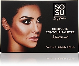 Gesichtskonturierungspalette - Sosu by SJ Remastered Complete Contour Palette — Bild N3