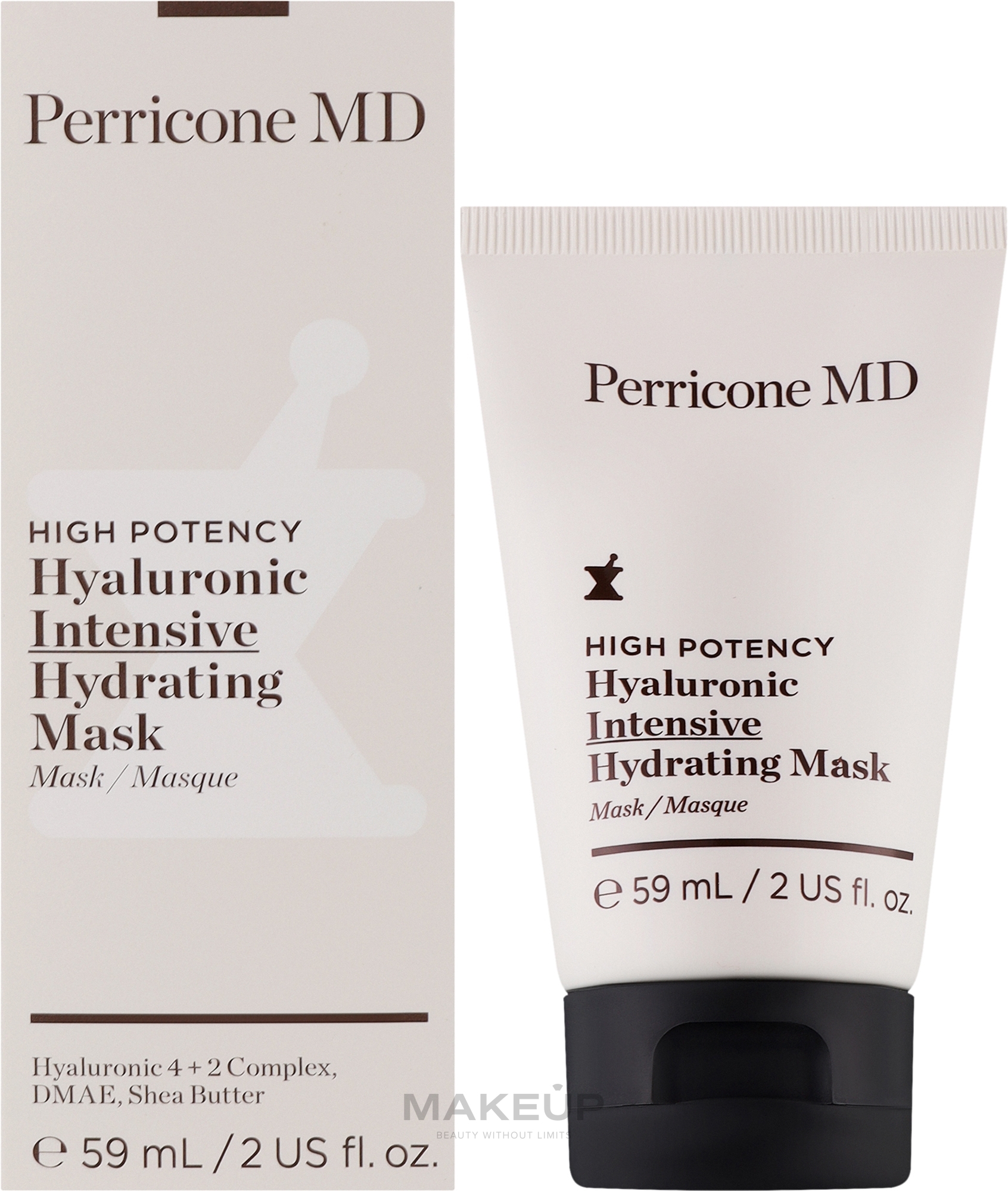 Intensive Feuchtigkeitsmaske - Perricone MD High Potency Hyaluronic Intensive Hydrating Mask — Bild 59 ml