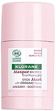 Düfte, Parfümerie und Kosmetik Stick-Maske für das Gesicht - Klorane Stick Mask with Organic Peony