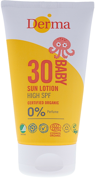 Sonnenschutzcreme für Kinder SPF 30 - Derma Eco Baby Mineral SPF 30 — Bild N3