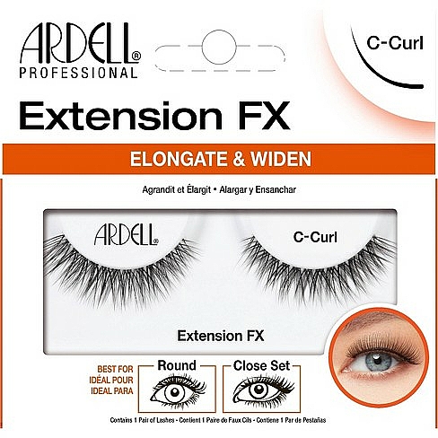 Künstliche Wimpern - Ardell Eyelash Extension FX C-Curl — Bild N1