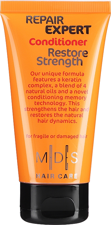 Haarspülung mit Keratin, Koffein und Pflanzenextrakten - Mades Cosmetics Repair Expert Restore Strength Conditioner — Bild N1