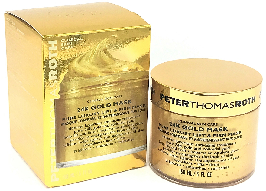 Anti-Aging Gesichtsmaske mit Gold - Peter Thomas Roth 24k Gold Mask Pure Luxury Lift & Firm — Bild N3