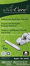 Düfte, Parfümerie und Kosmetik Tampons aus Bio-Baumwolle mit Applikator Super 14 St. - Masmi Silver Care