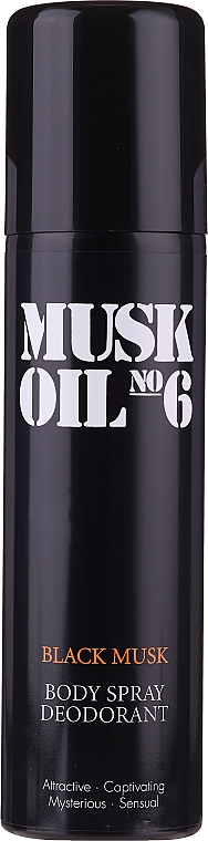 Gosh Musk Oil No.6 Black Musk - Deospray — Bild N1