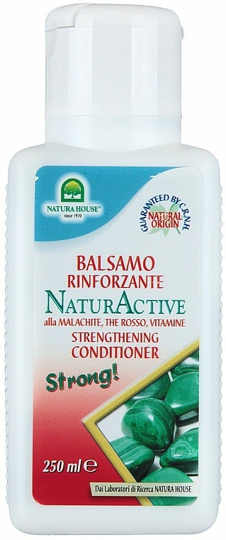 Stärkender Haarbalsam mit Malachit-Mikropulver, Rooibos-Tee und Vitaminen - Natura House — Foto N2