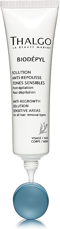 Feuchtigkeitsspendende und nährende Creme gegen Haarwachstum für empfindliche Körperbereiche nach der Haarentfernung - Thalgo Biodepyl Anti-Regrowth Solution-Sensitive Areas — Bild N1