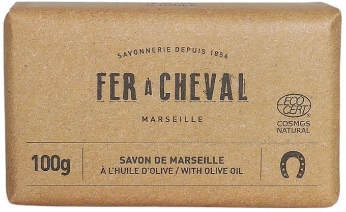 Natürliche Seife - Fer A Cheval Pure Olive Marseille Soap Bar — Bild N1