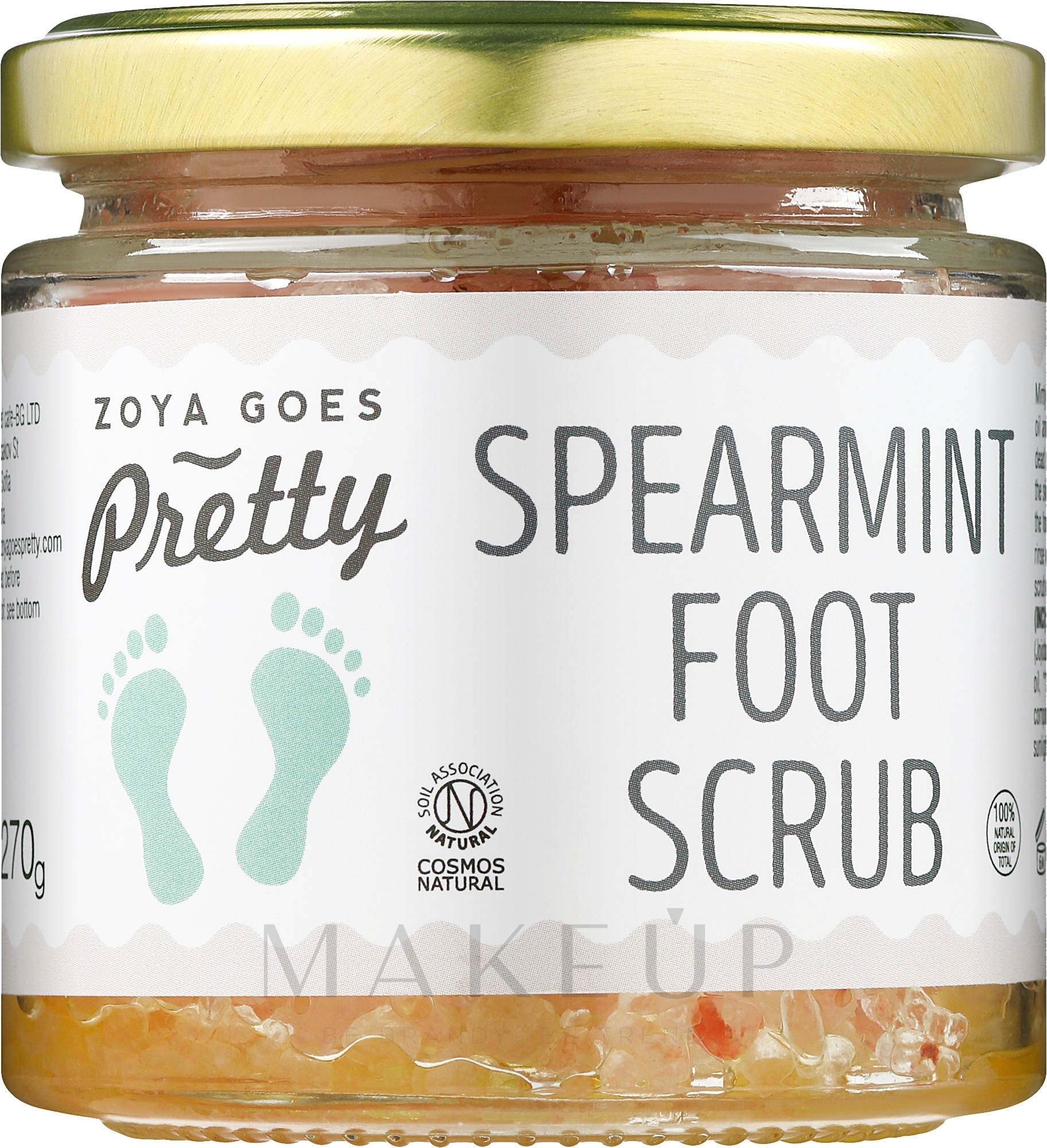 Fußpeeling Minze - Zoya Goes Pretty Spearmint Foot Scrub — Bild 270 g