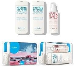 Set - Eleven Australia Hydrate Holiday Trio (shm/300ml + cond/300ml + h/spray/125ml + bag) — Bild N1