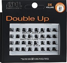 Düfte, Parfümerie und Kosmetik Wimpernbüschel-Set - Ardell Double Up Knotted Flare Trios Short Black