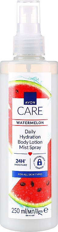 Feuchtigkeitsspendendes Körpermilch-Spray mit Wassermelonenextrakt - Avon Care Watermelon Daily Hydration Body Lotion Mist Spray — Bild N1