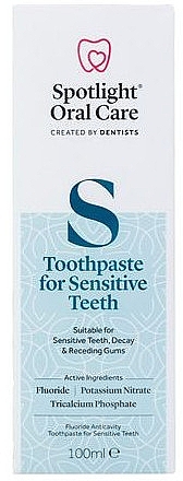Zahnpasta für empfindliche Zähne - Spotlight Oral Care Toothpaste for Sensitive Teeth — Bild N1