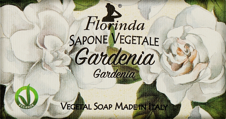 Naturseife Gardenie - Florinda Sapone Vegetale Gardenia — Bild N1