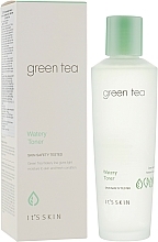 Düfte, Parfümerie und Kosmetik Gesichtswasser mit Grüntee-, Bambus- und Gurkenextrakt - It's Skin Green Tea Watery Toner