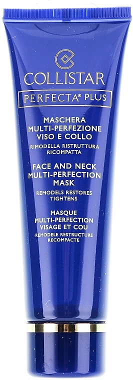 2in1 Maske für Gesicht und Hals - Collistar Perfecta Plus Face And Neck Multi-Perfection Mask 