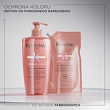 Feuchtigkeitsspendendes und schützendes Shampoo-Bad für farbbehandeltes, empfindliches und geschädigtes feines Haar (Refill) - Kerastase Chroma Absolu Bain Chroma Respect — Bild N8