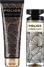 Duftset (Eau de Toilette 100ml + Lotion 125ml)  - Police Amber Gold For Her  — Bild N2