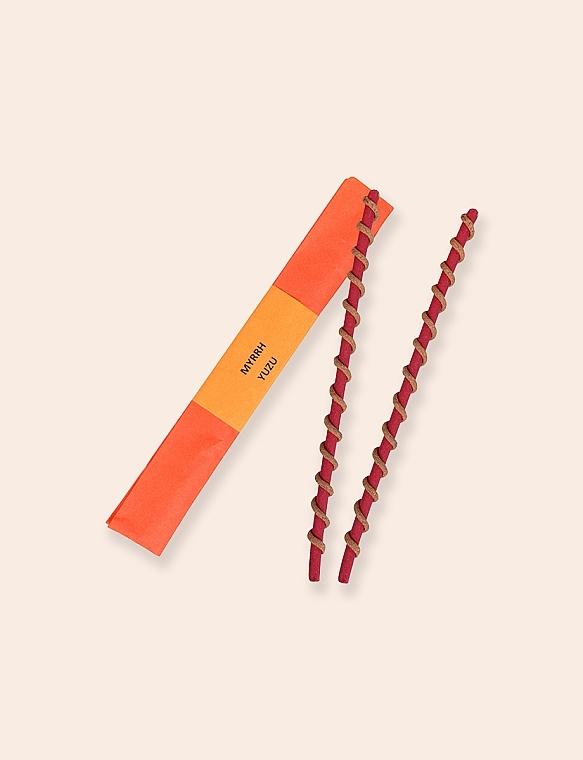 Räucherstäbchen-Set №1 - Maroma Encens d'Auroville Double Scented Spiral Incense Sticks Orange — Bild N10