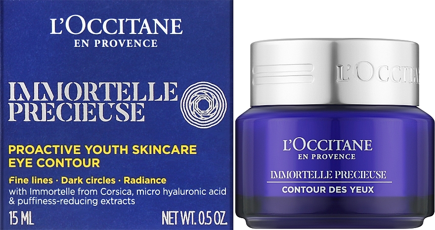 Balsam für die Haut um die Augen - L'Occitane En Provence Immortelle Precieuse Eye Balm  — Bild N2