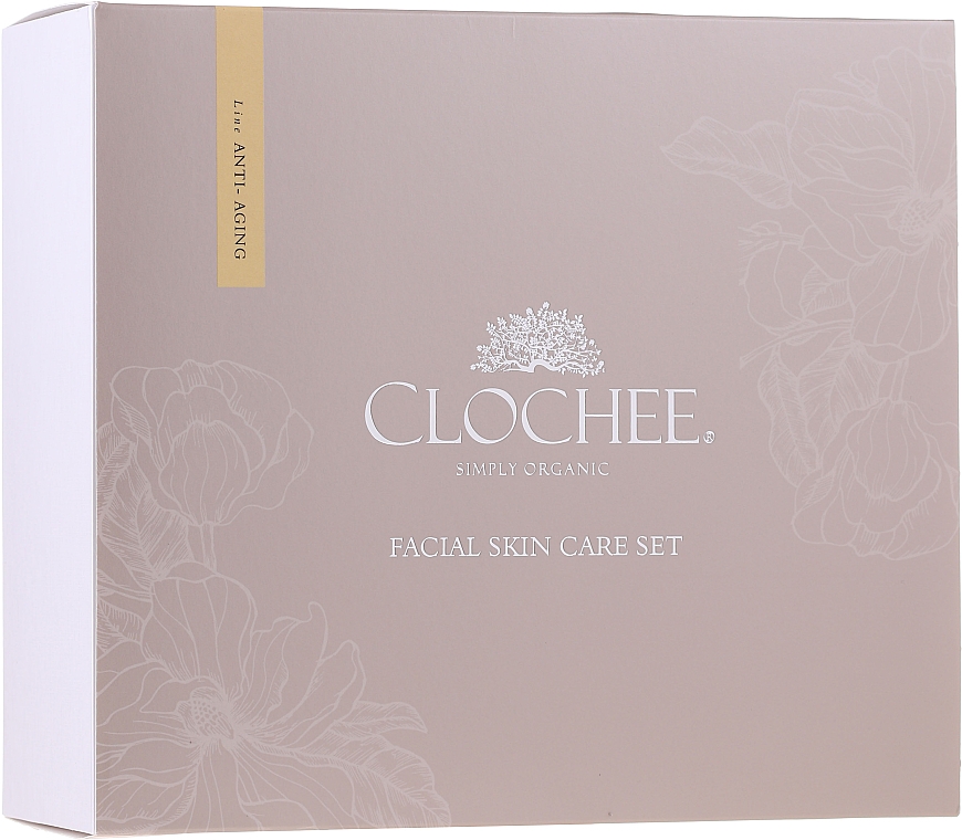 Gesichtspflegeset - Clochee (Tagescreme 50ml + Nachtcreme 50ml + Augenmaske 15ml) — Bild N1