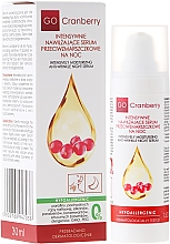 Düfte, Parfümerie und Kosmetik Intensiv feuchtigkeitsspendendes Anti-Falten Nachtserum - GoCranberry Anti-Wrinkle Night Serum