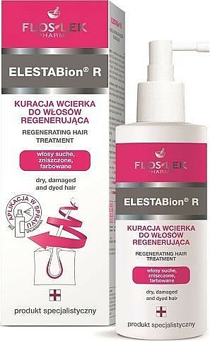 Regenerierende Haarbehandlung für trockenes, geschädigtes und gefärbtes Haar - Floslek ElestaBion R — Bild N1