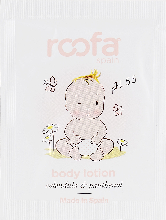 Körperlotion für Babys - Roofa Calendula & Panthenol Body Lotion (Probe)  — Bild N1