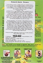 Henna für eine natürliche Färbung - Hesh Hennara Herbal Hair Pack — Bild N3