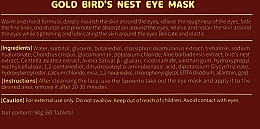 Hydrogel-Augenpatches mit Gold- und Schwalbennestextrakt - Sersanlove Gold Bird's Nest Eye Mask — Bild N4