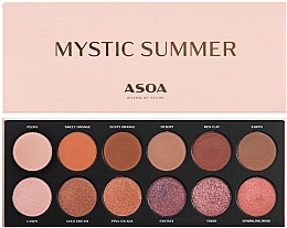 Düfte, Parfümerie und Kosmetik Lidschatten-Palette - Asoa Mystic Summer