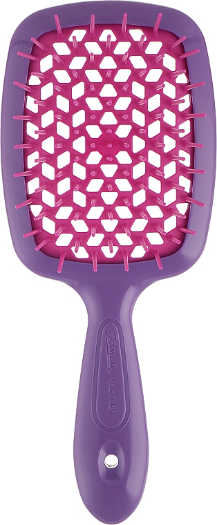 Haarbürste Fuchsia mit Rosa - Janeke Superbrush — Bild N1