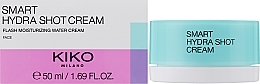 Feuchtigkeitsspendende Gesichtscreme mit erfrischender Sofortwirkung - Kiko Milano Smart Hydra Shot Cream — Bild N2