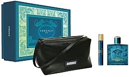 Versace Eros - Duftset (Eau de Toilette 100ml + Eau de Toilette 10ml + Kosmetiktasche) — Bild N1