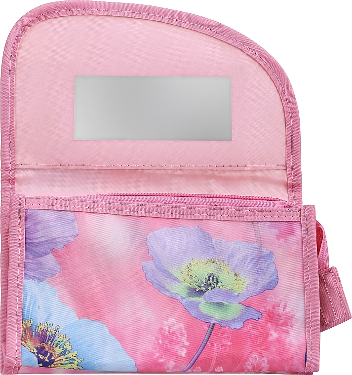 Kosmetiktasche mit Spiegel Poppy 93654 rosa - Top Choice — Bild N2