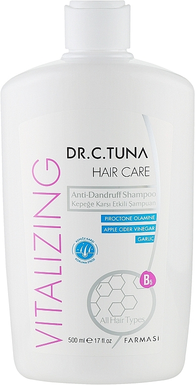 Anti-Shuppen Shampoo - Farmasi Dr. C.Tuna Vitalizing Hair Care  — Bild N1