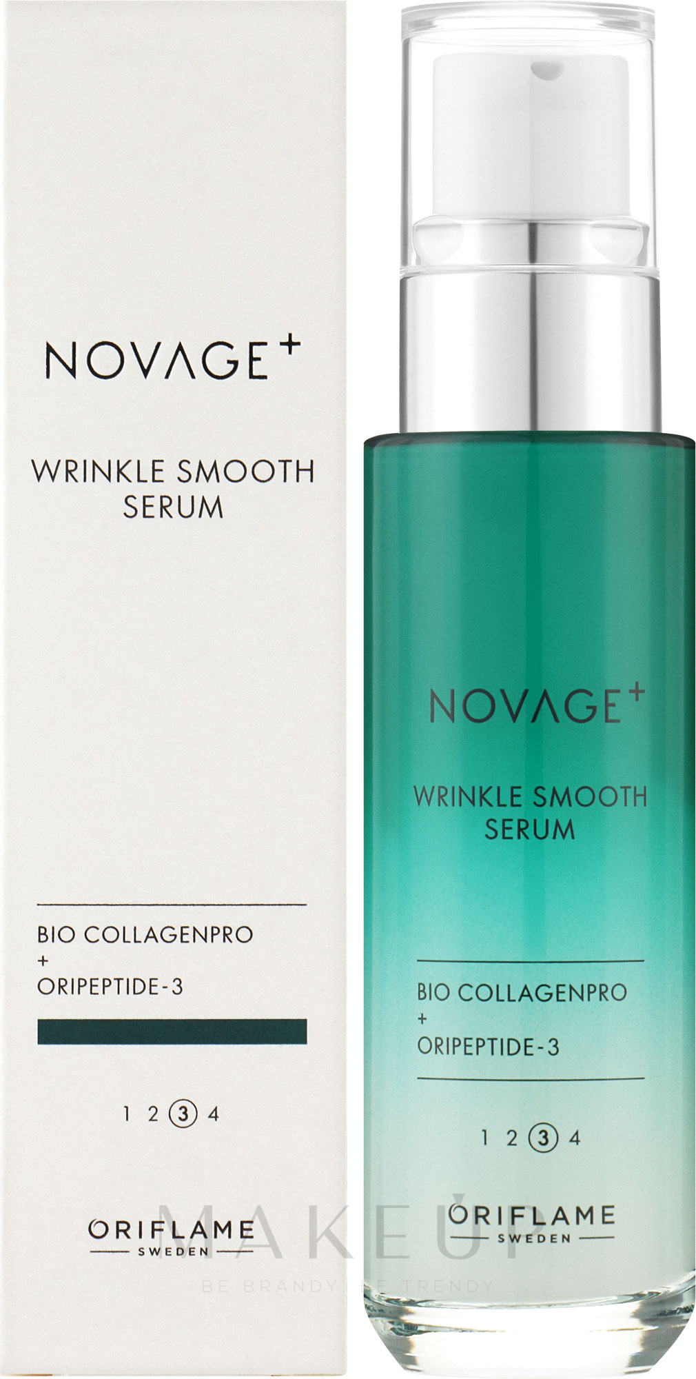 Gesichtsserum gegen Falten - Oriflame Novage+ Wrinkle Smooth Serum — Bild 30 ml