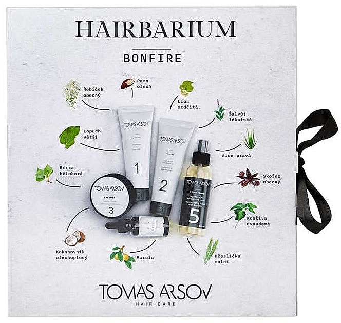 Set - Tomas Arsov Hairbarium Bonfire (shmp/250ml + h/cond/250ml + keratin/200ml + h/oil/50ml) — Bild N2