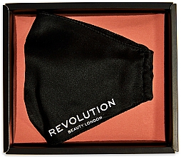 Schutzmaske aus Seide schwarz - Makeup Revolution Re-useable Fashion Silk Face Coverings Black — Bild N1